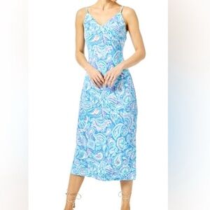 NWT lilly pulitzer marta bias midi dress size extra large